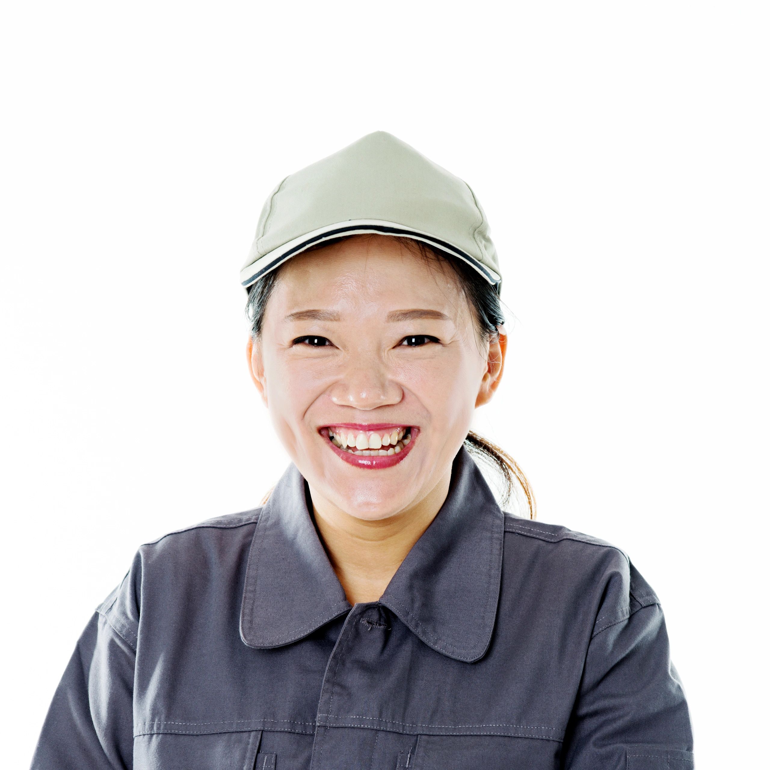 Portrait of a smiling team member